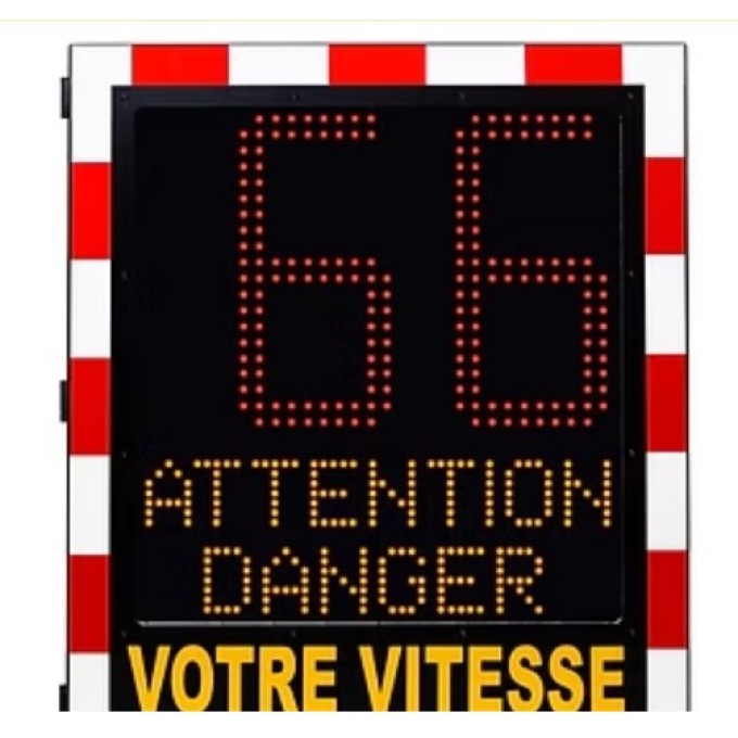 Panou avertizare viteza - iluminat public - Matrix Display